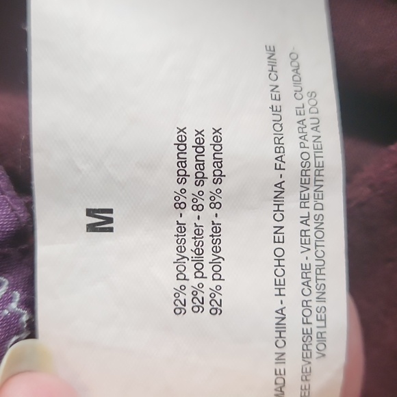 Gloria Vanderbilt Adelea Velour Tapered Pant - Picture 6 of 6